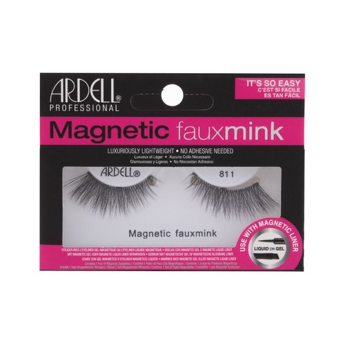 Ardell Magnetic Lashes Faux Mink 811 - Magnetic false eyelashes 1.0pcs Black