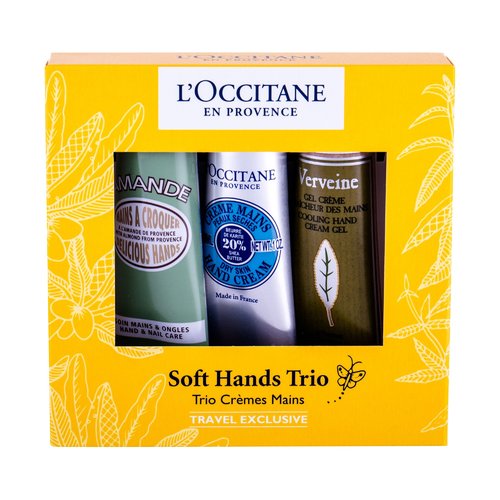 L'occitane Almond Soft Hands Trio Travel Exclusive Set - Trio of hand creams 90ml