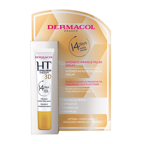 Dermacol 3D Hyaluron Therapy Intensive Wrinkle-Filler Serum - Remodeling Anti-Wrinkle Serum 12ml
