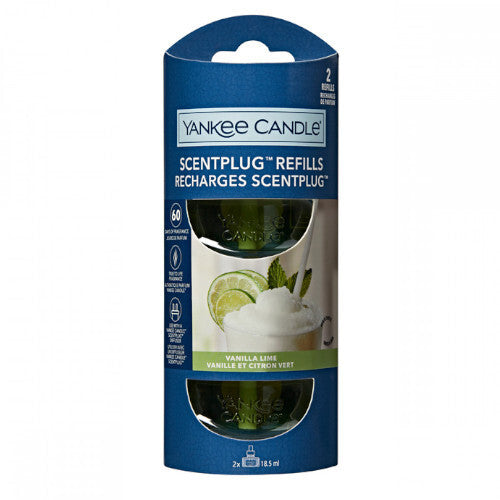 Yankee Candle Vanilla Lime ScentPlug Refills (Refills for electric shaver) 18.5ml