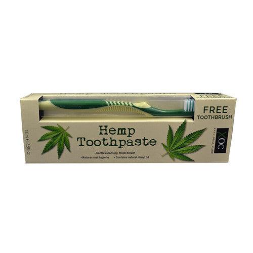 XPel XOC Toothpaste + Toothbrush - Hemp toothpaste and toothbrush 100ml