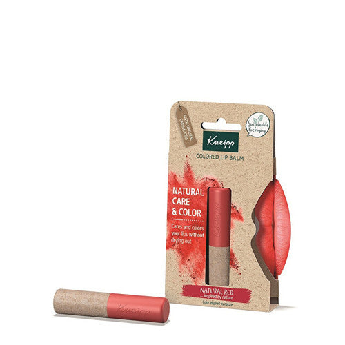 Kneipp Natural Colored Lip Balm ( Red ) - Colored lip balm 3.5g