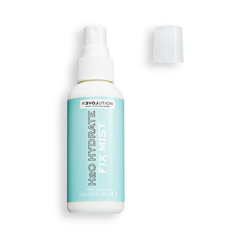 Makeup Revolution H2O Hydrate Fix Mist - Moisturizing fixative spray and base 50ml