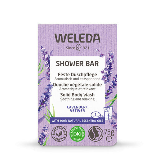Weleda Shower Bar (Lavender + Vetiver) 75.0g