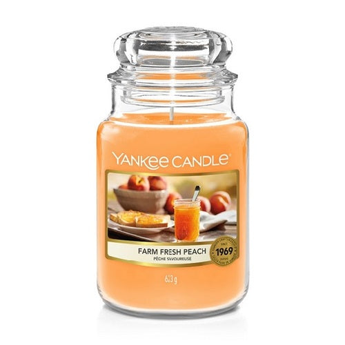 Yankee Candle Farm Fresh Peach Candle 623.0g