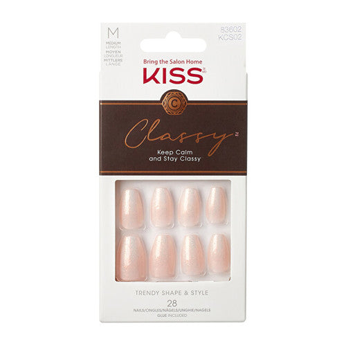 Kiss My Face Classy Nails Cozy Meets Cute Nails ( 28 pcs )