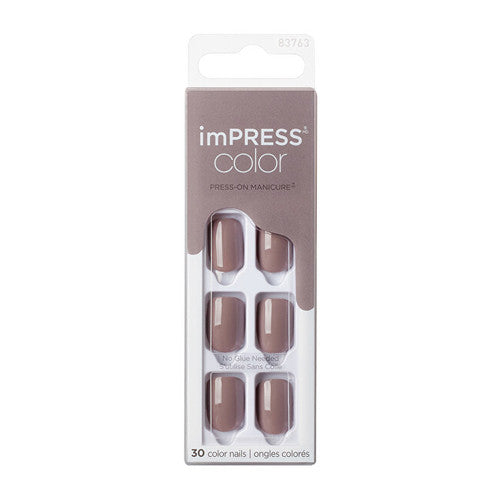 Kiss My Face ImPRESS Color Taupe Prize Nails 30 pcs