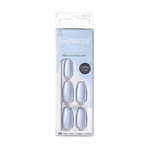 Kiss My Face ImPRESS Color MC Cloudless Nails 30 pcs