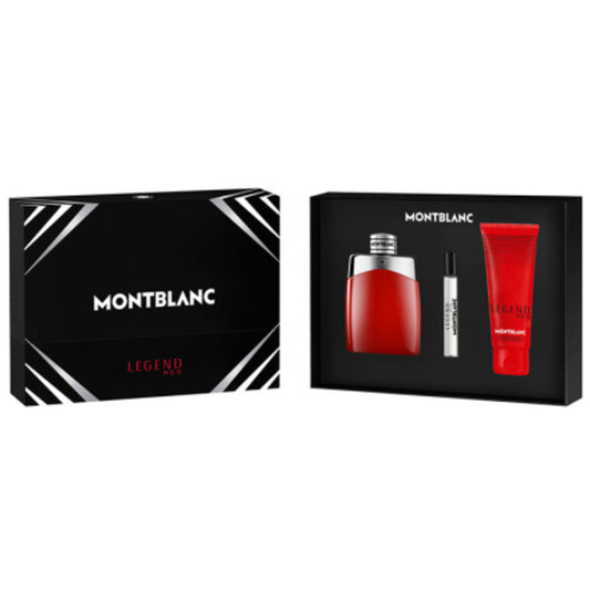  Mont Blanc Legend Red Gift set EDP 100 ml, miniature EDP 7.5 ml and shower gel 100 ml 
