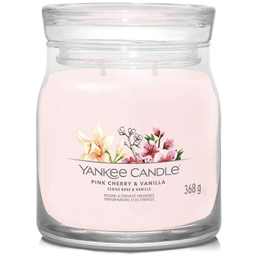 Yankee Candle Pink Cherry & Vanilla Signature Candle (pink cherry and vanilla) 567.0g