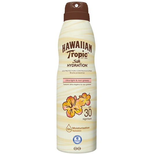 Hawaiian Tropic Silk Hydration Spray Sun Protection Continuous Spray SPF 30 177ml