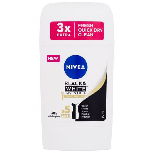 Nivea Black & White Invisible Silky Smooth 48h (sensitive skin) 50ml
