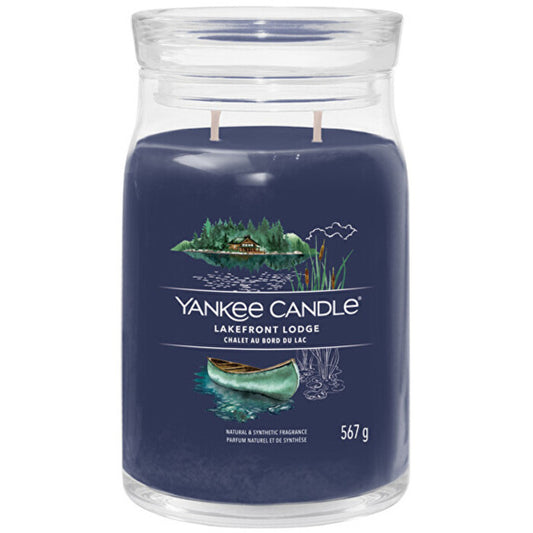 Yankee Candle Lakefront Lodge Signature Candle (cottage by the lake) 567.0g