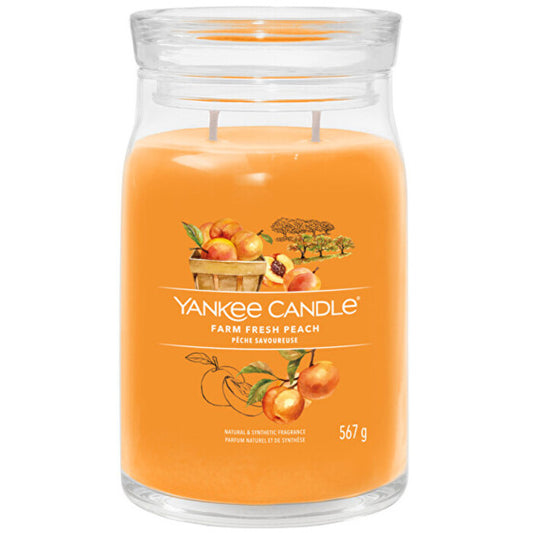 Yankee Candle Farm Fresh Peach Signature Candle (farm fresh peach) 368.0g