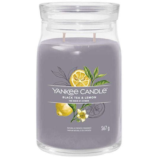 Yankee Candle Black Tea & Lemon Signature Candle (black tea and lemon) 567.0g