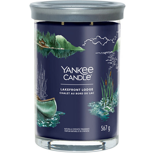 Yankee Candle Lakefront Lodge Signature Tumbler Candle (cottage by the lake) 567.0g