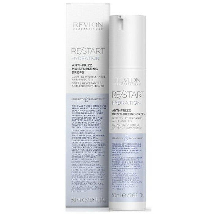 Revlon Professional Restart Hydration Anti-Frizz Moisturizing Drops - Hydrating serum against frizz 50ml