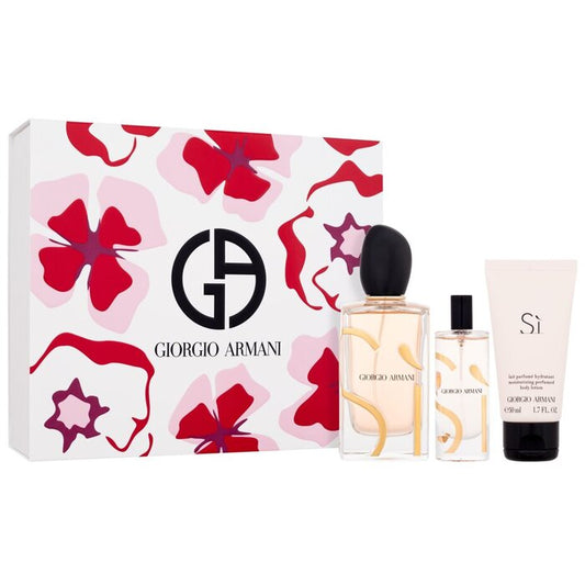  Armani Sí Gift set EDP 100 ml, Sí EDP 15 ml and Sí body lotion 50 ml 