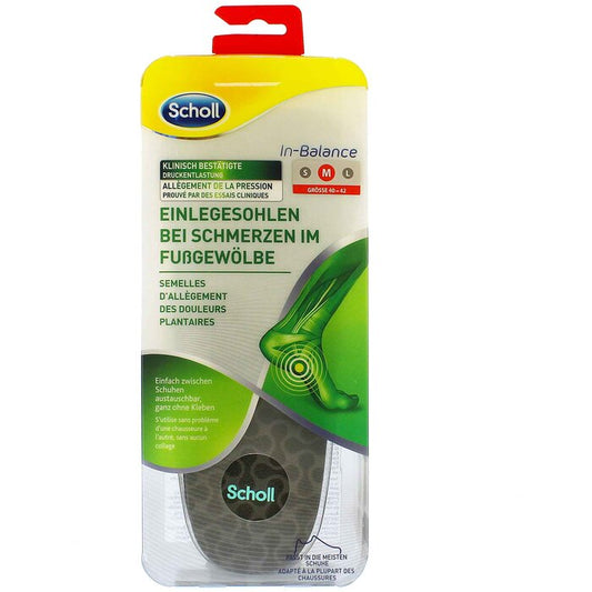 Scholl Scholl In-Balance Arch Pain Relief Insole Medium