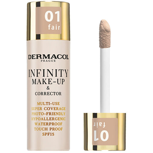 Dermacol Infinity Multi-Use Super Coverage Waterproof Touch 20 g 02 Beige
