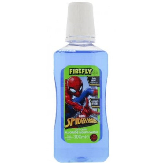 FRAGRANCES FOR CHILDREN Firefly Spiderman Anti-Cavity Fluoride Mouthwash - Mouthwash 300ml