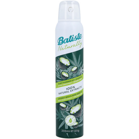 Batiste Naturally Coconut Milk & Hemp Seed Oil Dry Shampoo 200ml