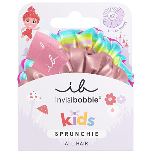 Invisibobble Kids Sprunchie Too Good to Be Blue - Hair Scrunchie (2 pcs)