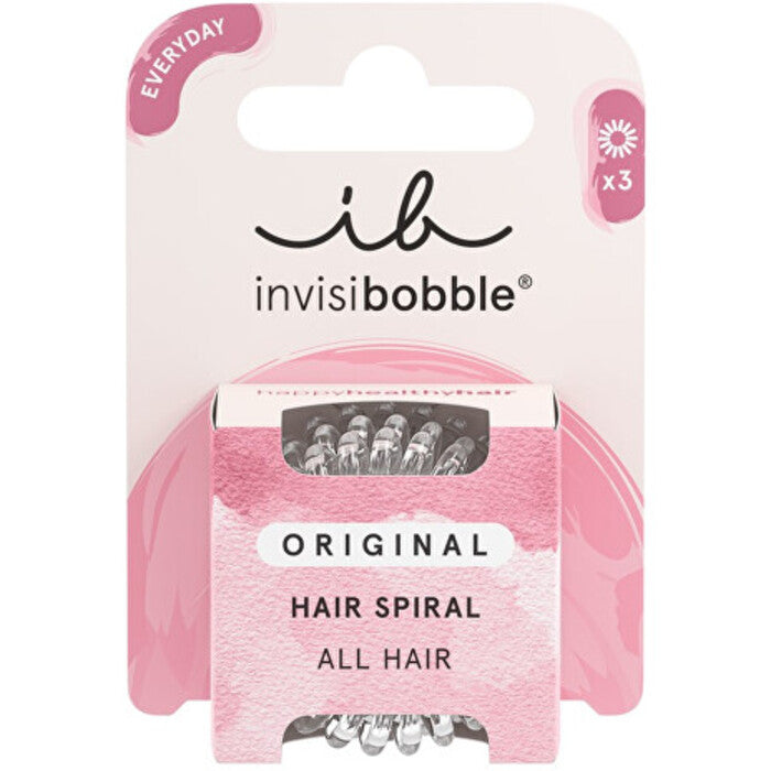 Invisibobble Original Crystal Clear - Hair Scrunchie (3 pcs)