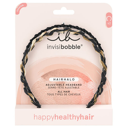 Invisibobble Hairhalo Chique and Classy - Adjustable hair headband (2 pcs)