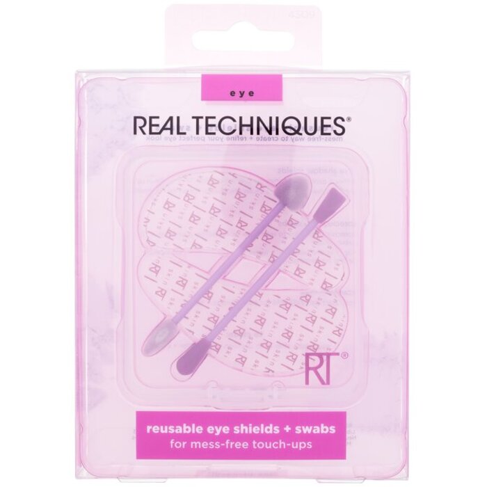 Real Techniques Eye Reusable Eye Shields + Swabs 1.0pcs