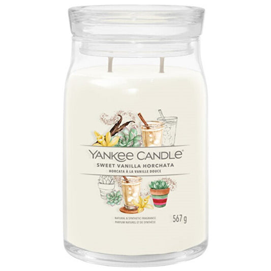 Yankee Candle Sweet Vanilla Horchata Signature Candle 368.0g
