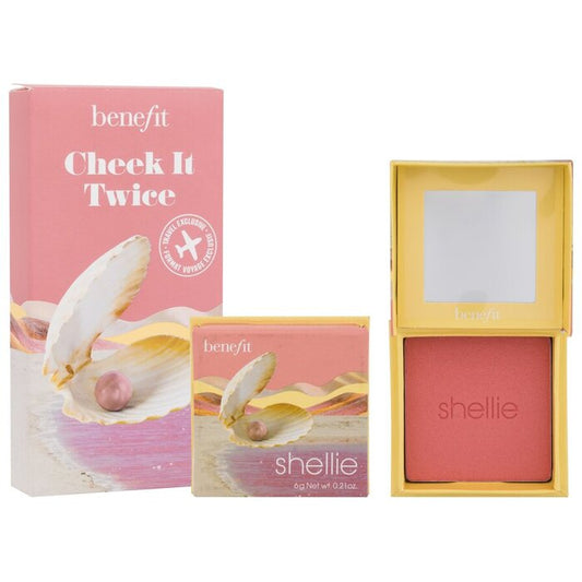 Benefit Shellie Blush Cheek It Twice 6 g Warm Seashell-Pink