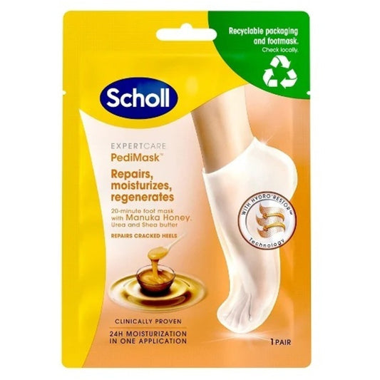 Scholl Expert Care PediMas Foot Mask With Manuka Honey 1 pair