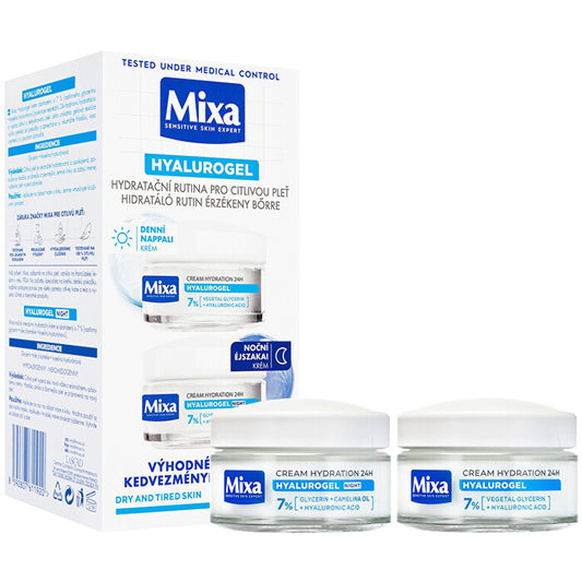 Mixa Hyalurogel Duo Set - Moisturizing skin care gift set