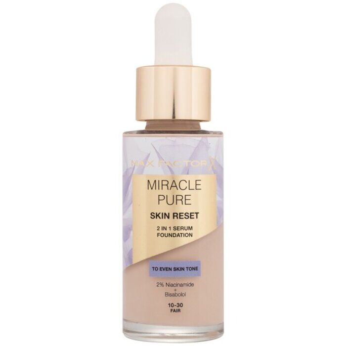 Max Factor Miracle Pure Skin Reset 2in1 Serum Foundation 30 ml 85-90 Medium To Deep