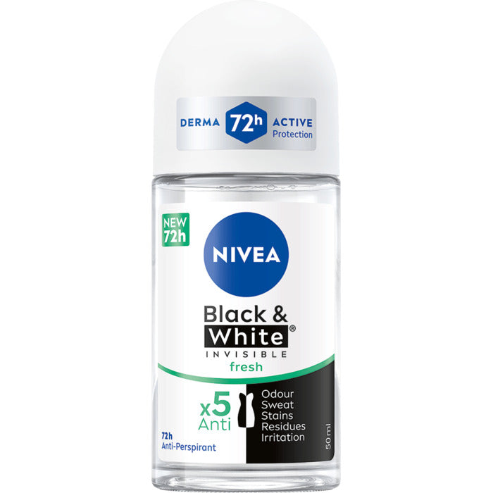Nivea Black & White Invisible Fresh 72h 50ml