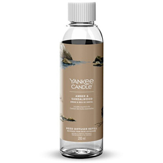 Yankee Candle Signature Amber & Sandalwood Reed Diffuser Refill (amber and sandalwood) 200ml