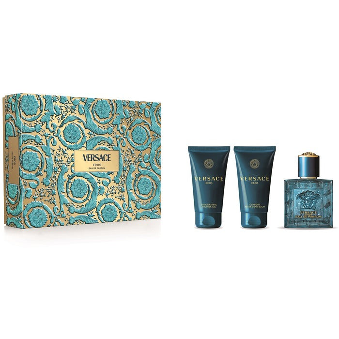  Versace Eros Eau de Parfum Gift Set EDP 50 ml, shower gel 50 ml and body lotion 50 ml 