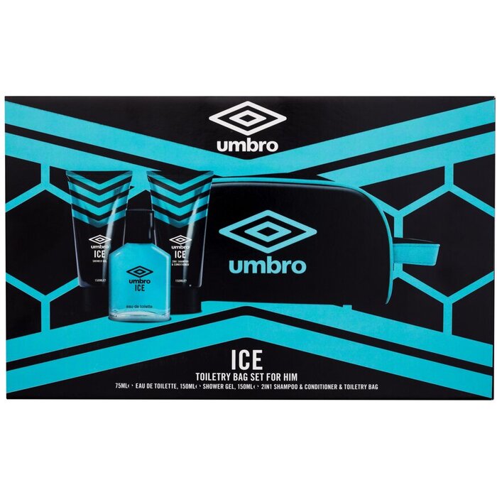  Umbro Ice Gift Set EDT 75 ml, shower gel 150 ml, shampoo and conditioner 2in1 150 ml and cosmetic bag 