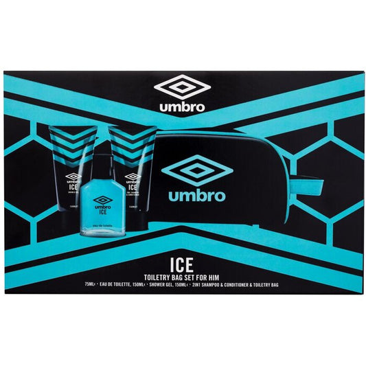  Umbro Ice Gift Set EDT 75 ml, shower gel 150 ml, shampoo and conditioner 2in1 150 ml and cosmetic bag 