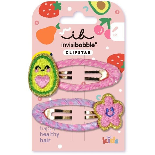 Invisibobble Clipstar Frutti Avocado - Hair clip 2 pcs