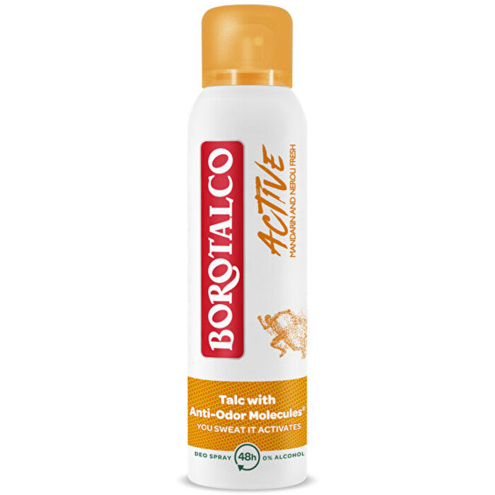 Borotalco Active Deo Spray - Mandarin and neroli spray deodorant 150ml