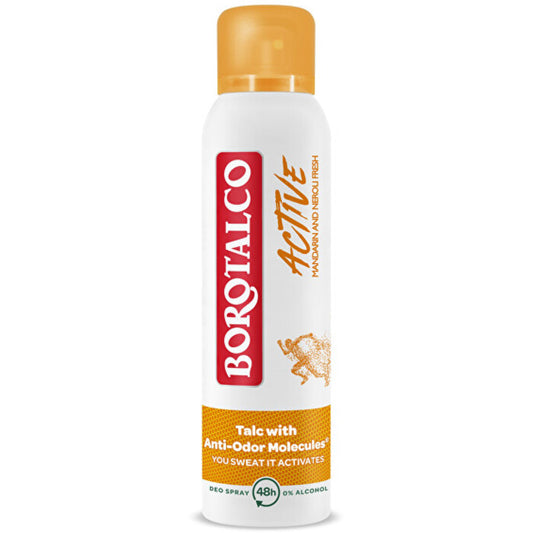 Borotalco Active Deo Spray - Mandarin and neroli spray deodorant 150ml