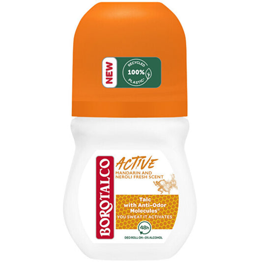 Borotalco Active Deo Roll-On - Roll-on deodorant mandarin and neroli 50ml