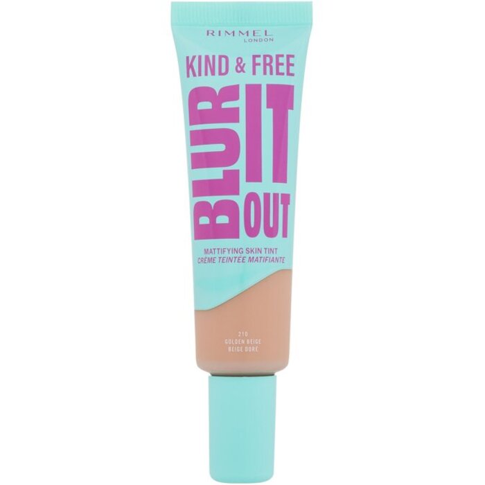 Rimmel Kind & Free Blur It Out Mattifying Skin Tint - Light mattifying makeup for combination and oily skin 30 ml 001 Fair Porcelain
