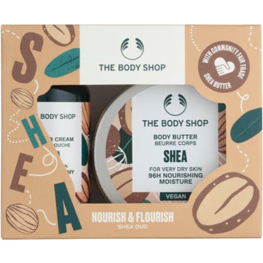 The Body Shop Shea Duo Set - Body Care Gift Set for Dry Skin