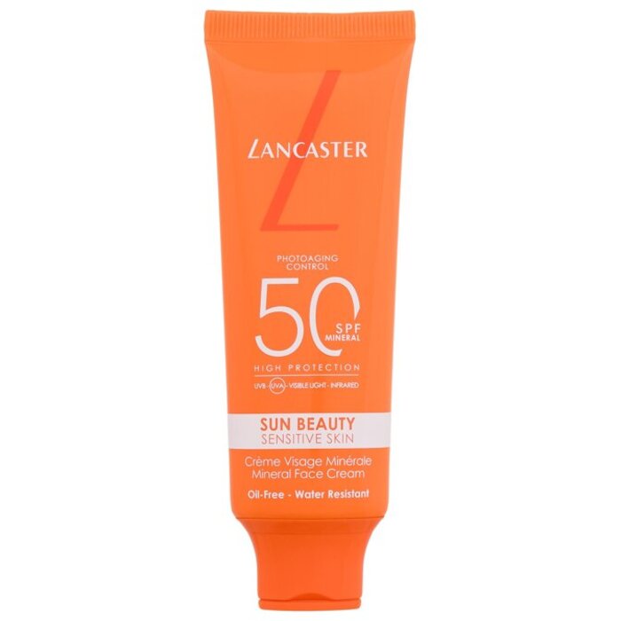 Lancaster Sun Beauty Sensitive Skin Mineral Face Cream SPF50 - Sunscreen for sensitive and acne-prone skin 50ml