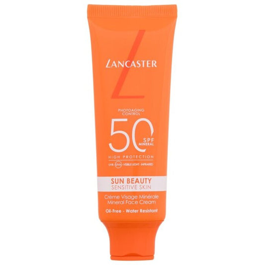 Lancaster Sun Beauty Sensitive Skin Mineral Face Cream SPF50 - Sunscreen for sensitive and acne-prone skin 50ml