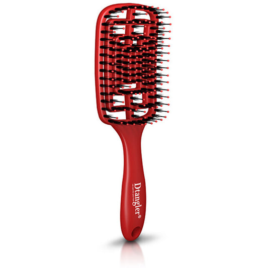 Dtangler Dry Blow GLOW AND GO Red Scarlett - Hair brush