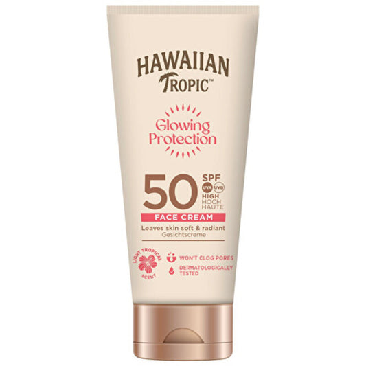 Hawaiian Tropic Glowing Protection Face Cream SPF 50 - Sunscreen for the face 50ml
